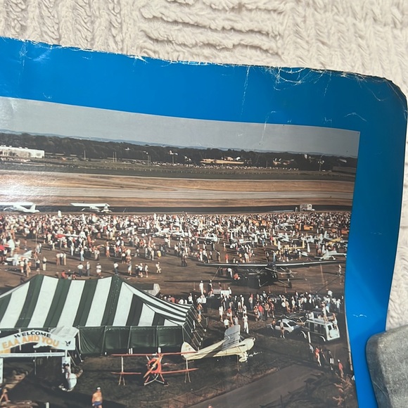 Oshkosh WI aircraft airplane vintage poster - Picture 9 of 16